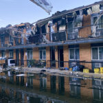 Early morning fire strikes Radium Park Lodge