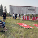 Welcoming billboard erected near Creston