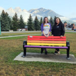 Fernie Pride donates rainbow bench to city
