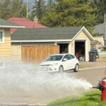 Sparwood water main flushing underway
