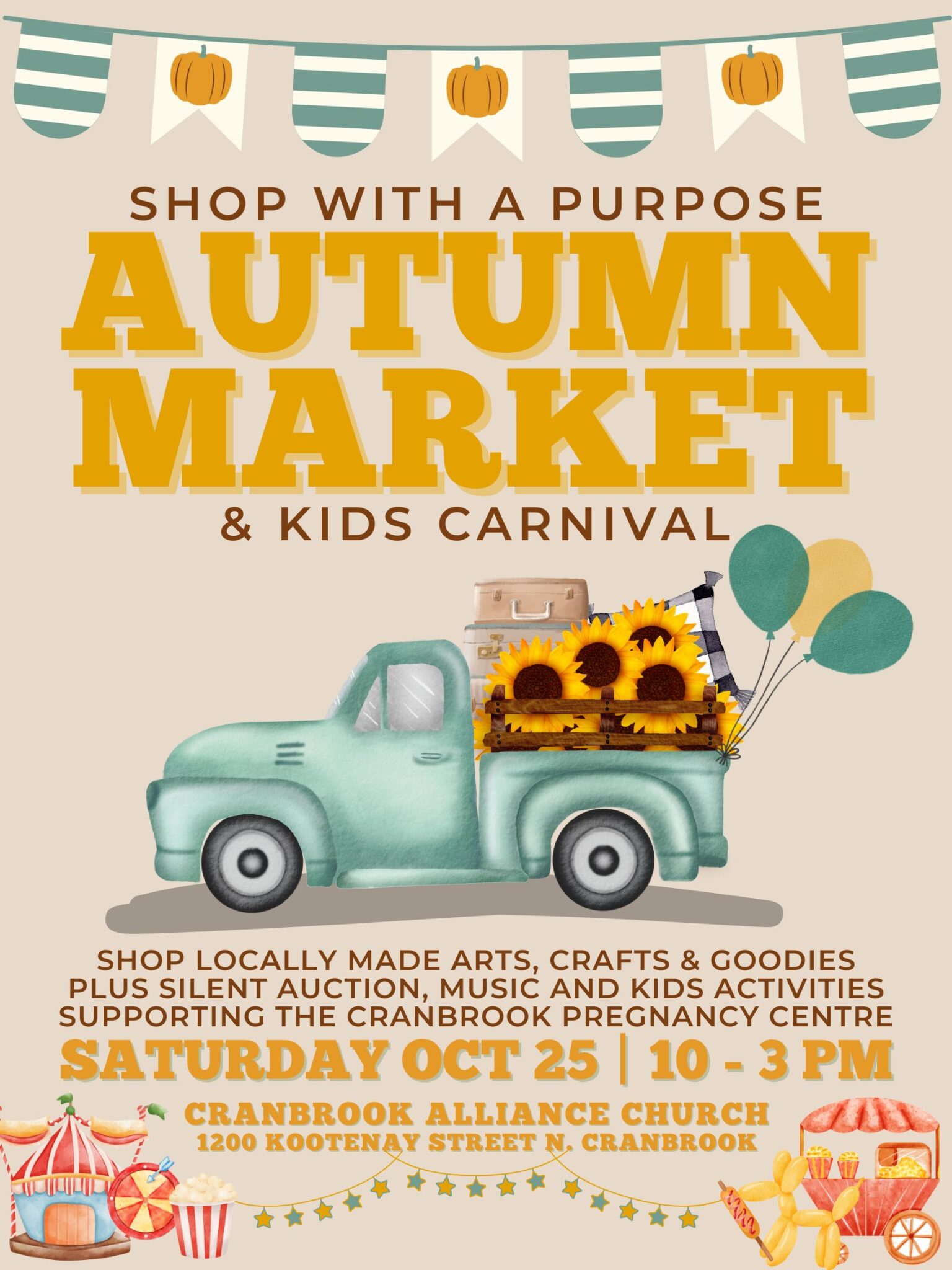 Shop with a Purpose Autumn Market and Kids Carnival