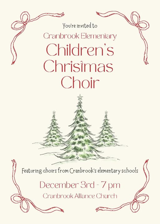 Cranbrook Elementary Children’s Christmas Choir