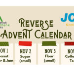 Reverse Advent Calendar to help Food Bank