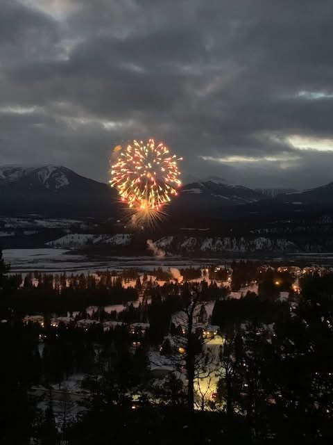 New Years Eve Fireworks in Radium Hot Springs!