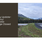 Last wastewater discharge conducted this morning