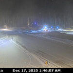 Hazardous conditions in passes today