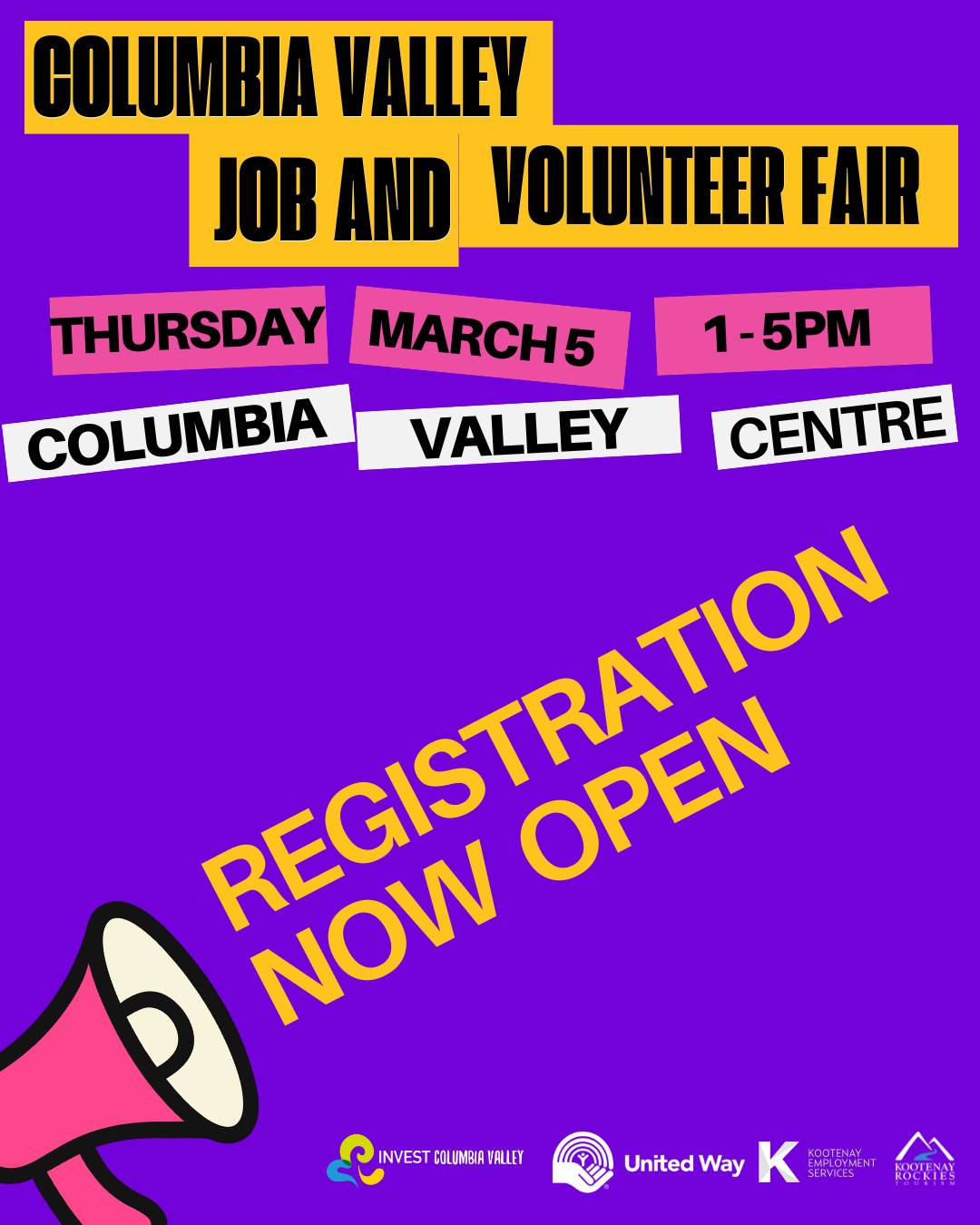 Columbia Valley Job and Volunteer Fair