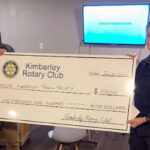 Kimberley Rotary supports Trails Society