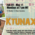 Online Ktunaxa language course returning