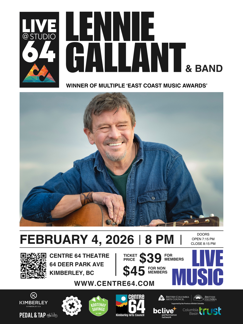  Lennie Gallant & Band Live