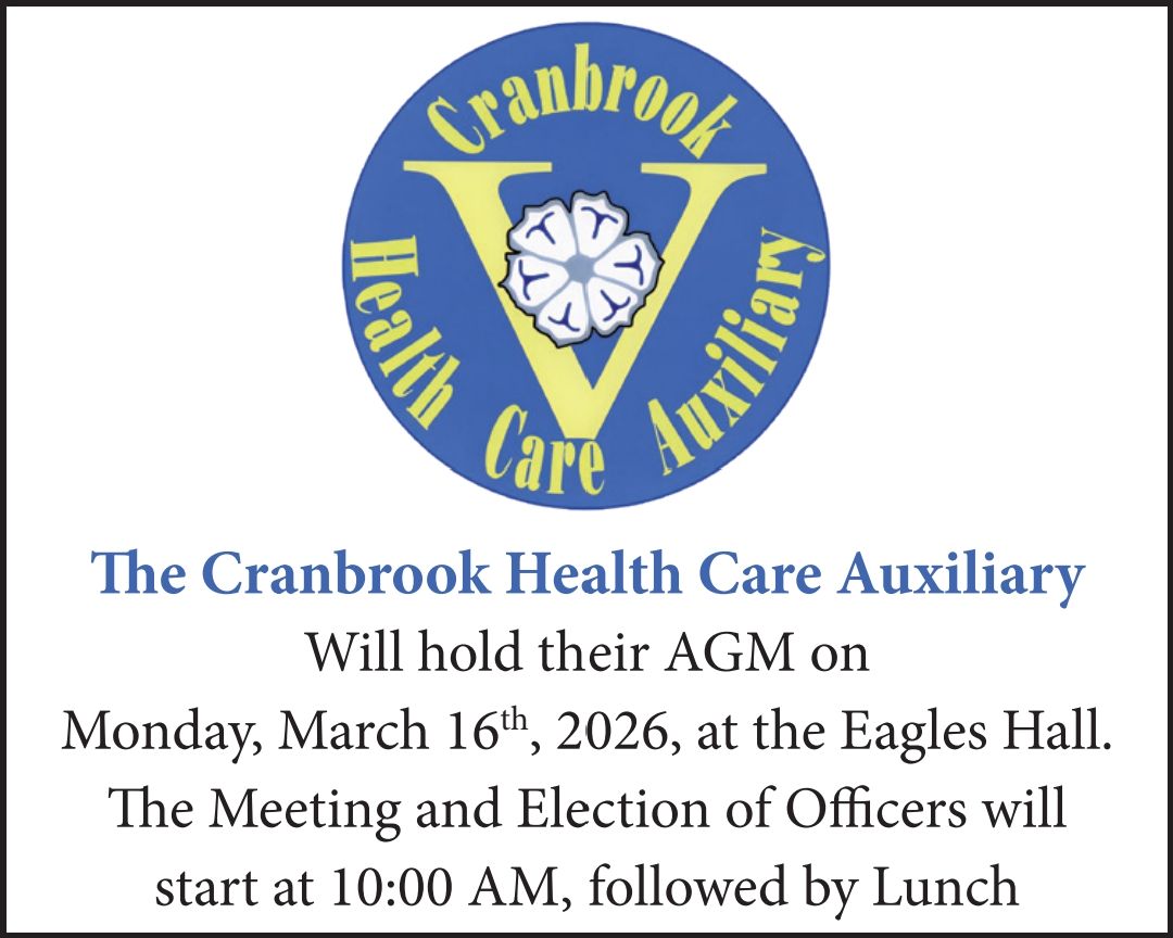 Cranbrook Health Care Auxiliary AGM