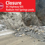 Highway 93 still closed at Radium