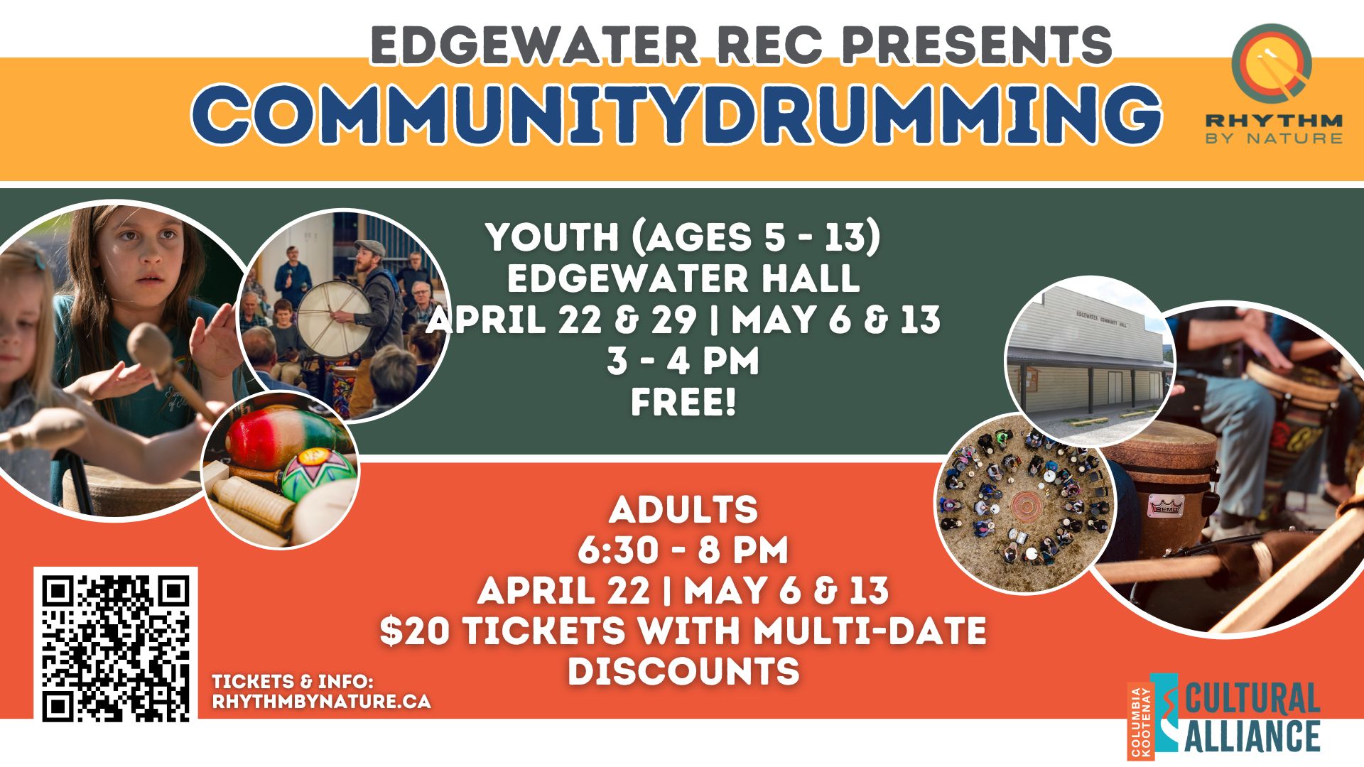 Edgewater Rec Presents Community Drumming
