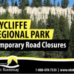 Temporary road closures in Wycliffe Regional Park