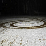 Police seek driver for doing donuts on ball field