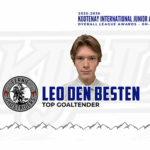Ghostriders’ Leo den Besten named KIJHL’s Top Goalie