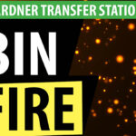 Bin fire at Wardner Transfer Station