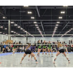 Volleyball Club donates to field house project