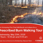 Prescribed Burn Walking Tour May 20