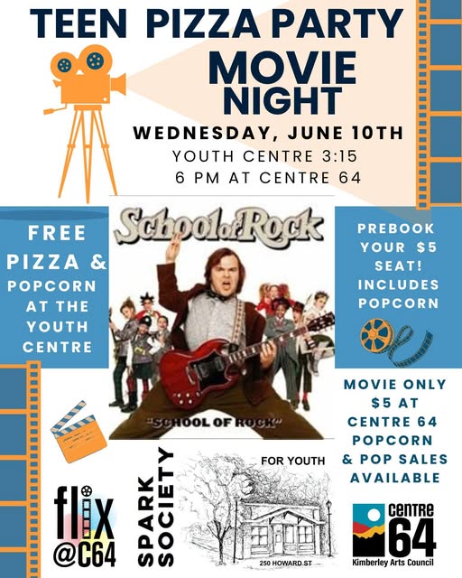 Teen Pizza Party Movie Night