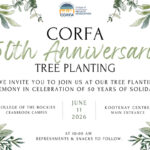 CORFA marking 50 years with special tree dedication