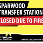 Sparwood Transfer Station re-opened after fire