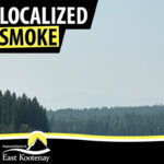 Smoky conditions from fires in the prairies