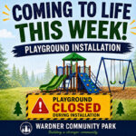 Wardner Community Association installing new playground