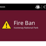 Fire ban in Kootenay National Park