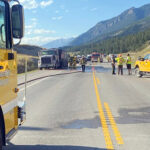 Highway 93/95 reopened following vehicle fire