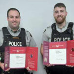 Local officers recognized with prestigious award