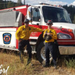 Elkford firefighters support BCWF near Merritt