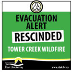 Final evacuation alert rescinded in St. Mary Lake area