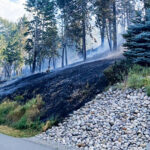 Firefighters respond to wildfire south of Fairmont