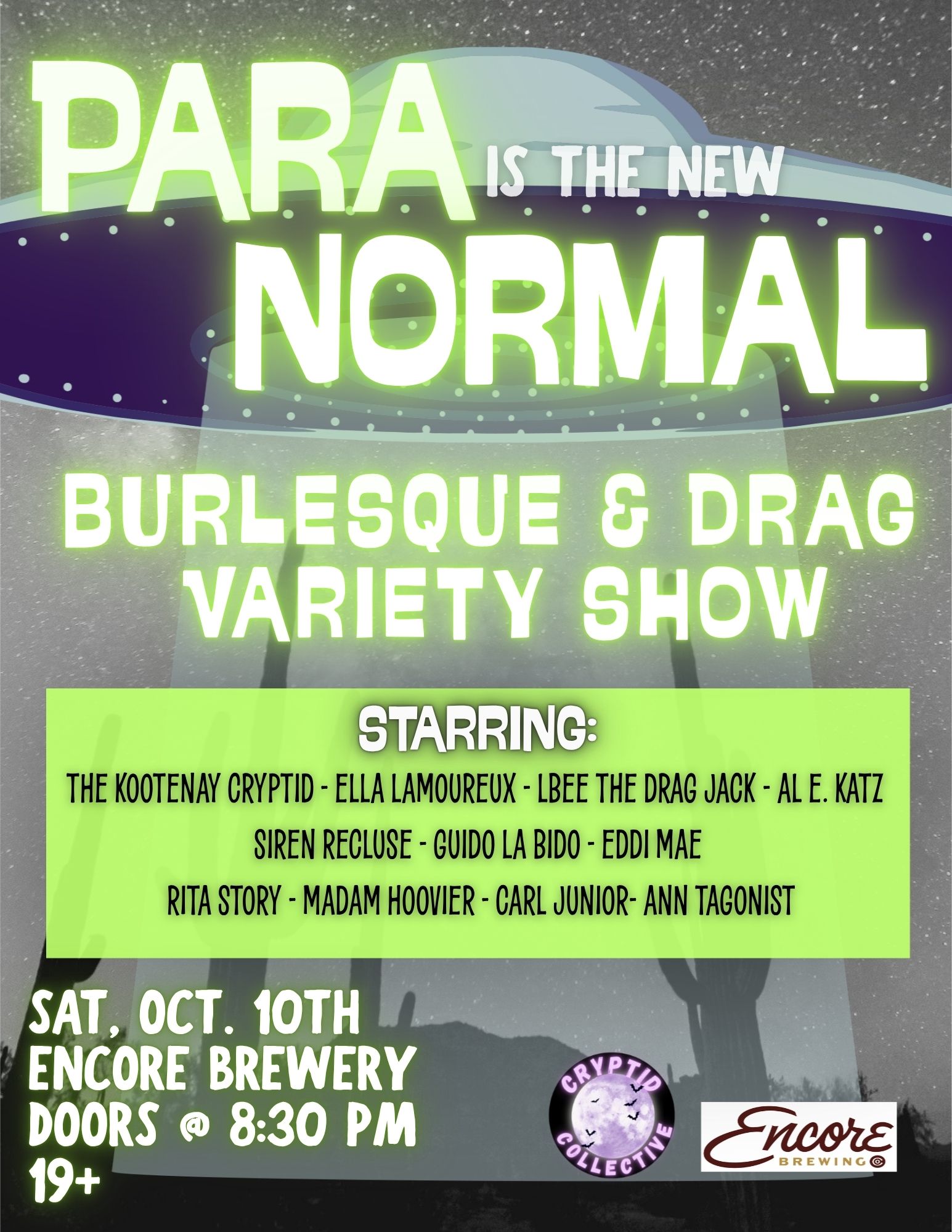 Para is the New Normal Burlesque & Drag Variety Show
