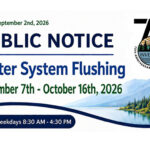 Water system flushing begins Sept. 7