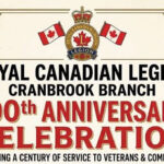 Cranbrook Legion’s 100th celebration Sept. 12