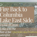 Fire back to Columbia Lake East Side discussion Oct. 27