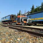 Rail cars removed from behind Prestige property