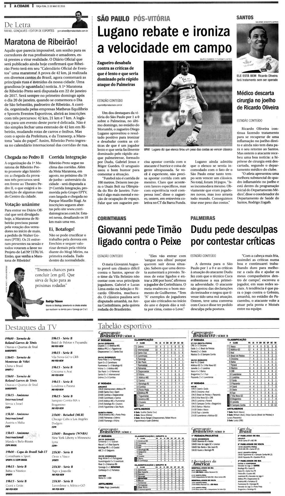 0531 - Jornal A Cidade - Ribeirao Preto