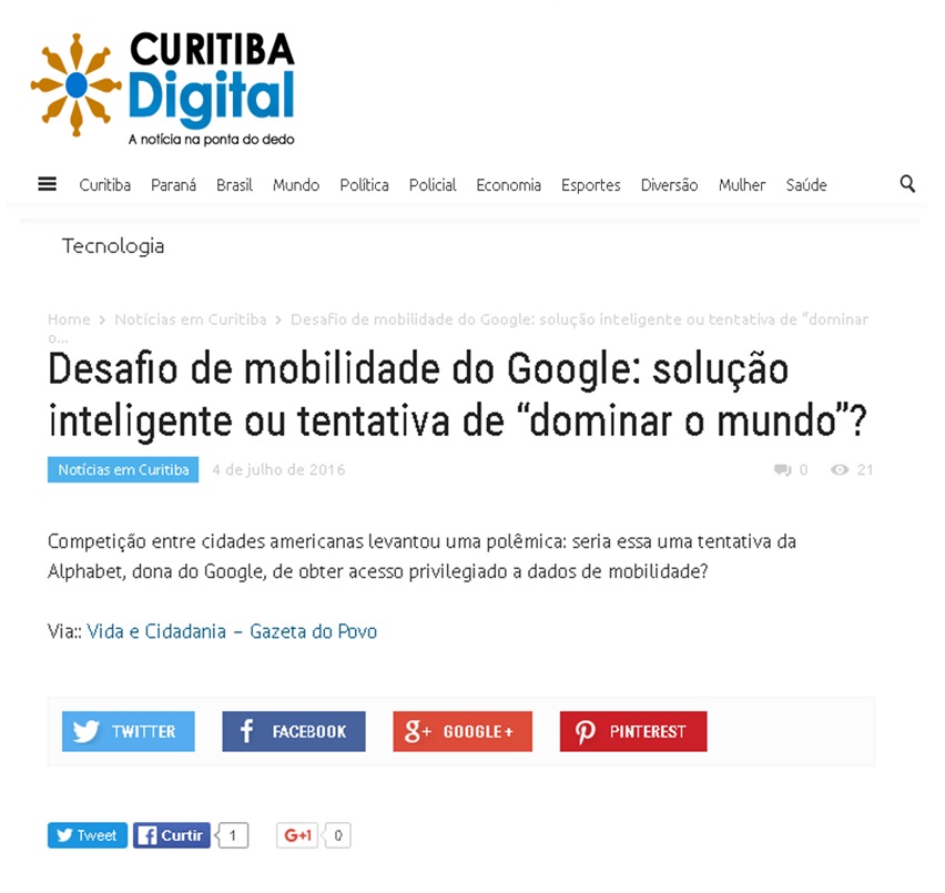 0704 - Site Curitiba Digital