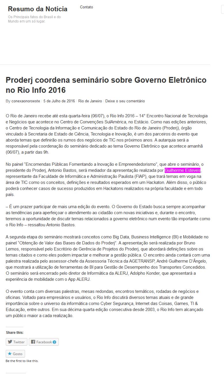 0705 - Site Resumo da Noticia
