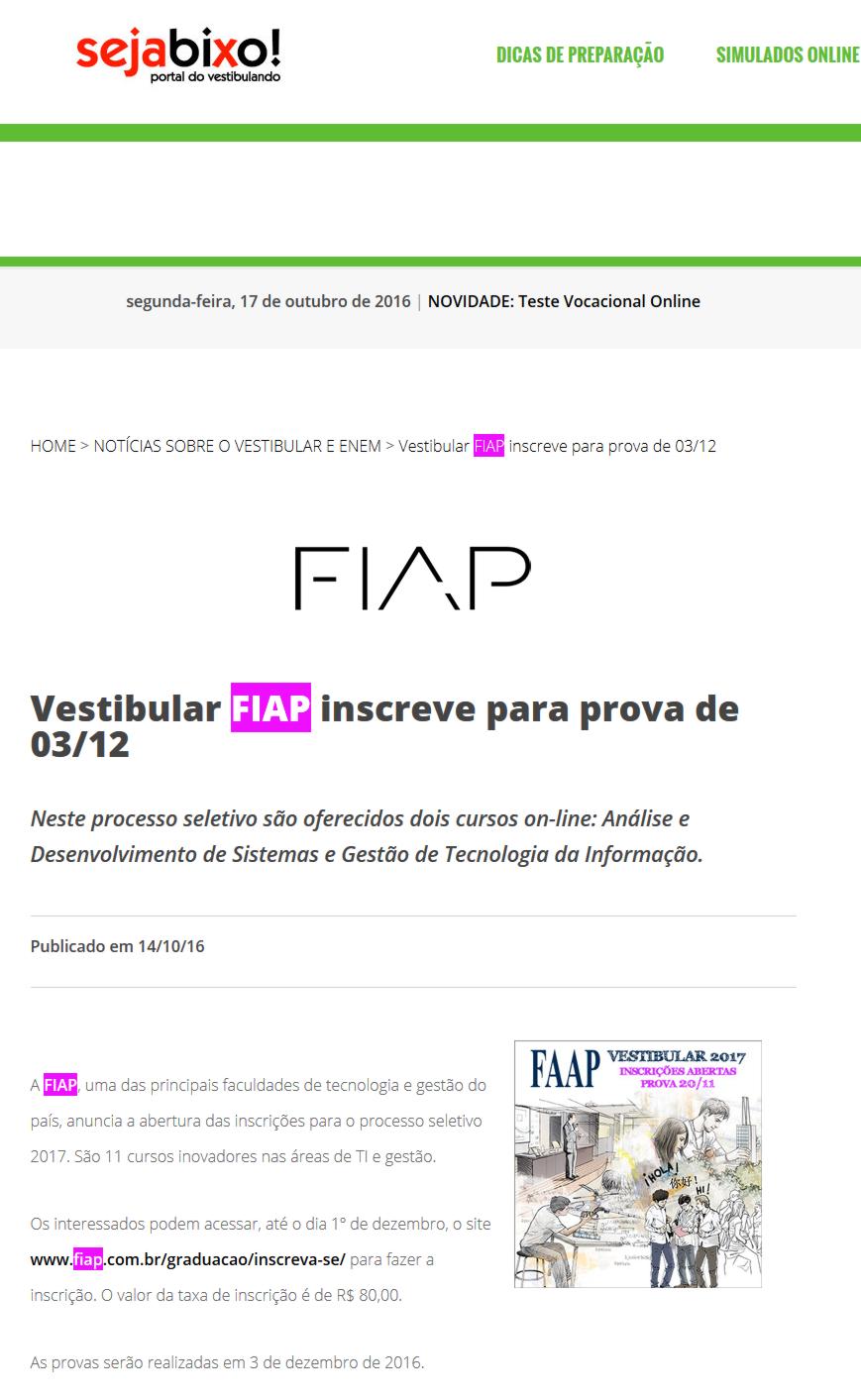 1014 - Site Seja Bixo