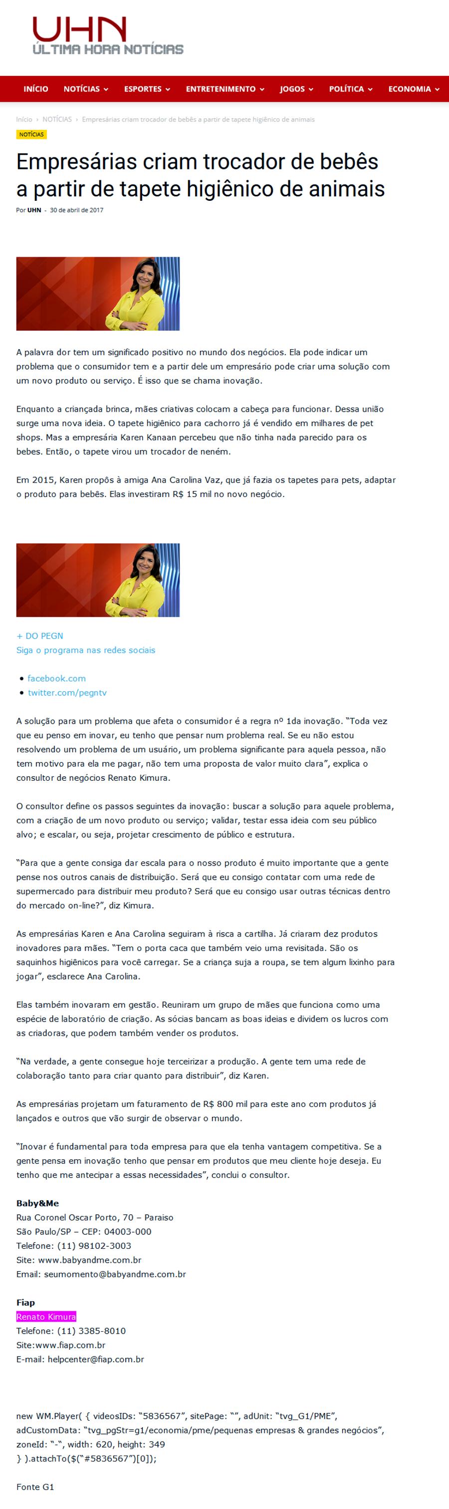 0430 - Site Última Hora Notícias