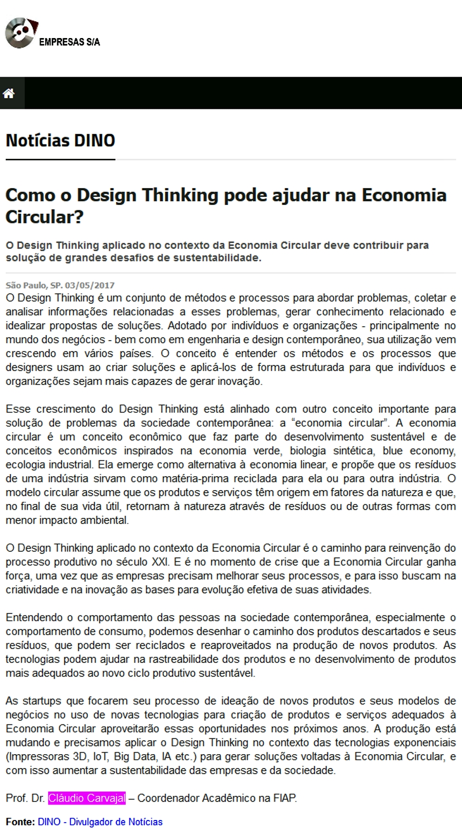 0503 - Site Empresas S-A