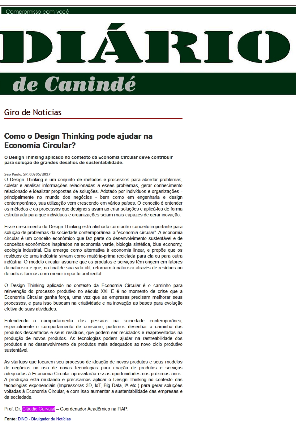 0503 - Site O Diário de Canidé