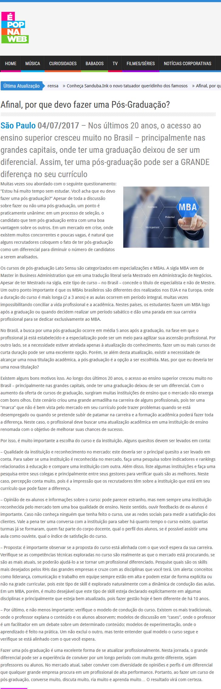 0704 - Site E Pop na Web