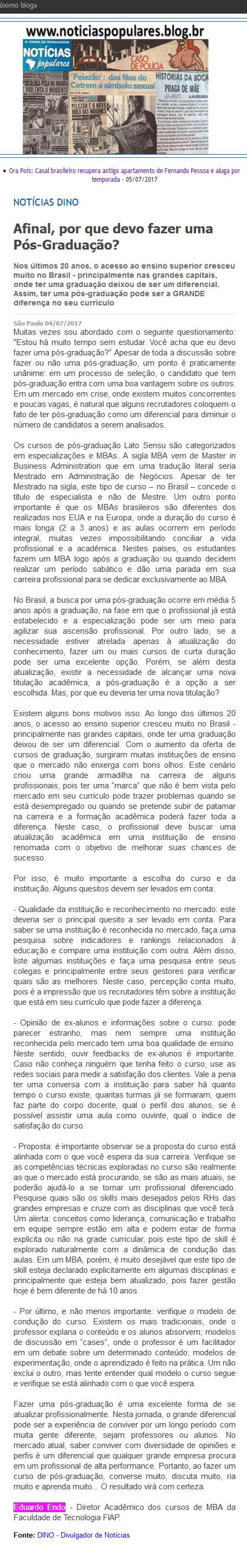 0704 - Site Notícias Populares