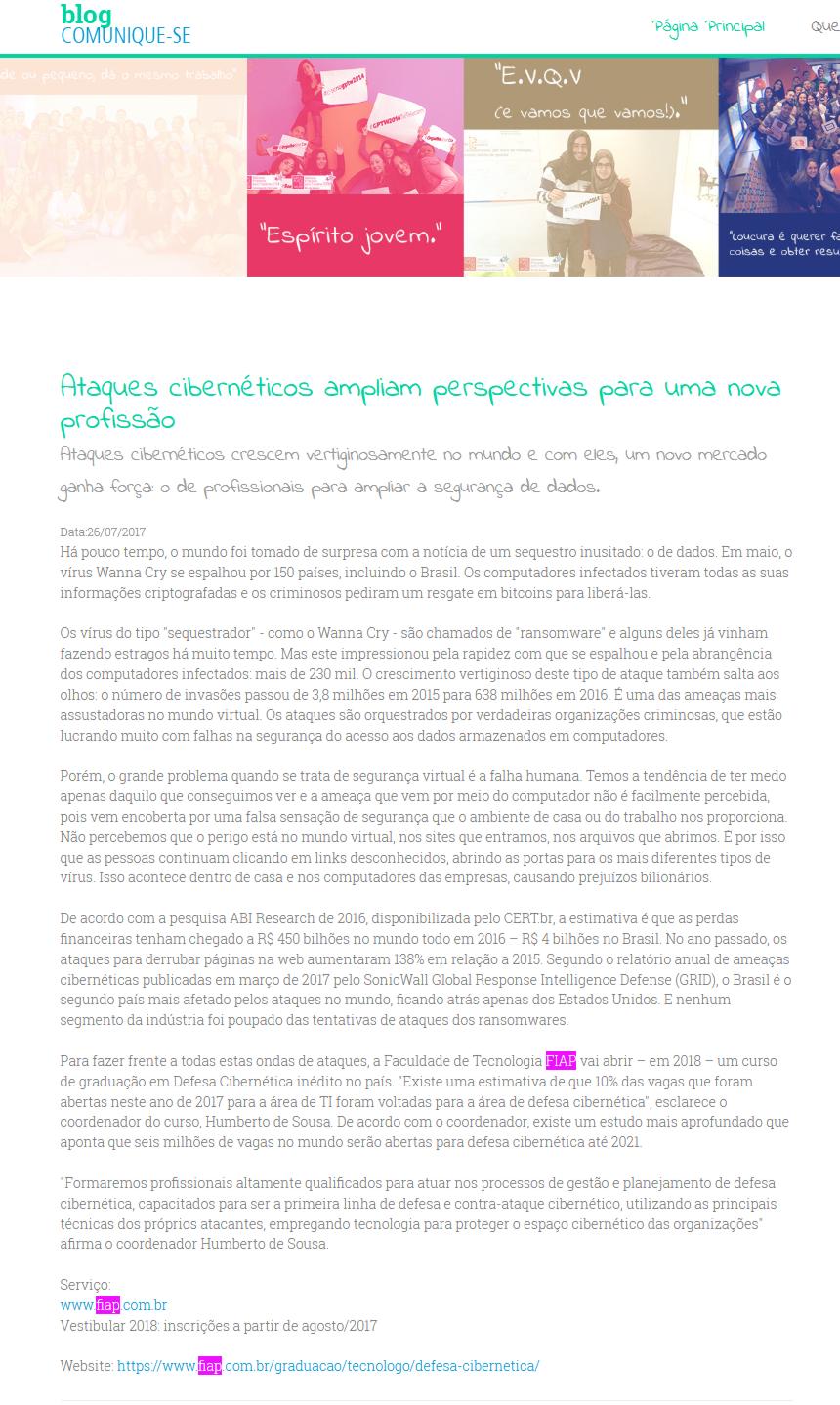 0726 - Site Blog Comunique - se