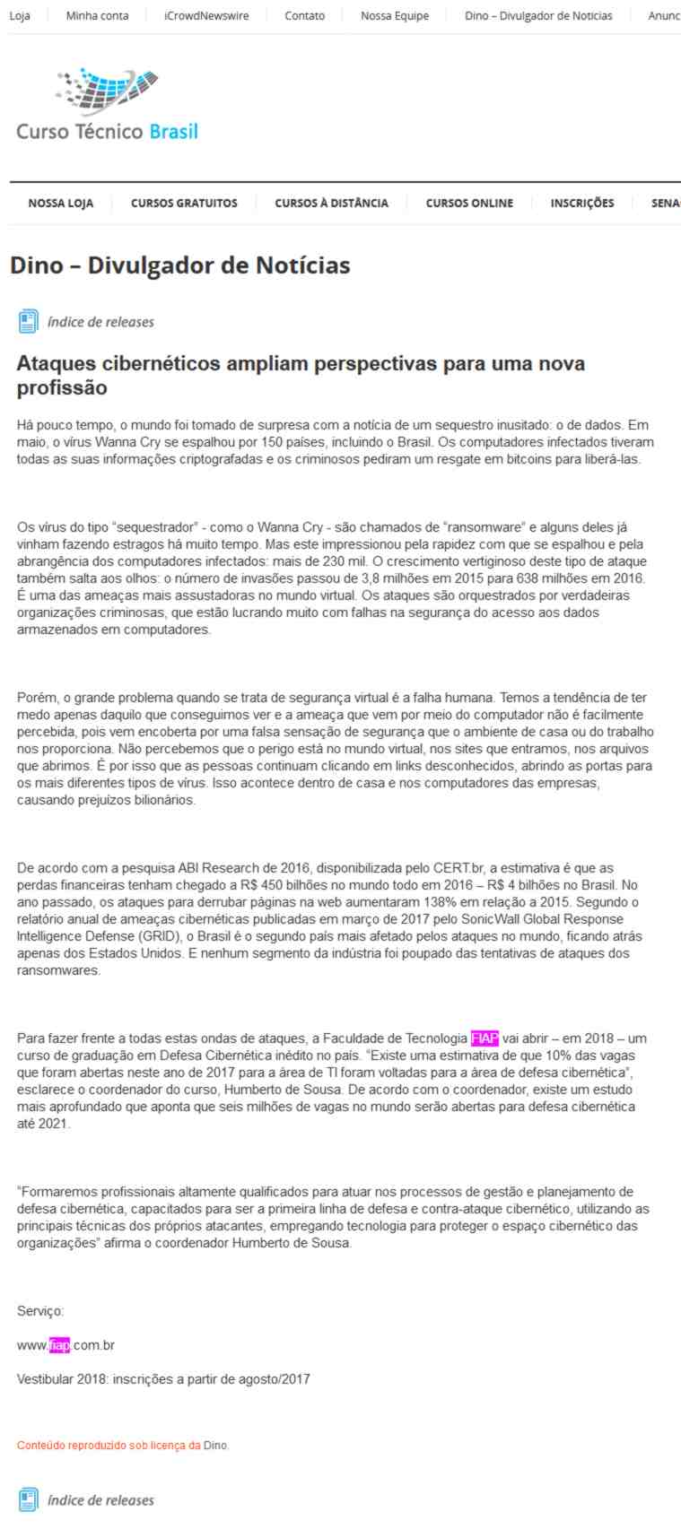 0726 - Site Curso Técnico Brasil
